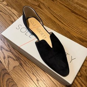 Sole Society Navy Flats 7.5